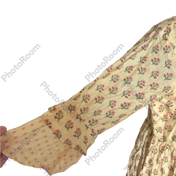 Sadya Fusion flowered maxi dress - Picture 3 of 6